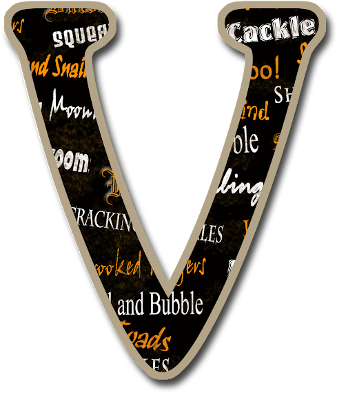 Halloween Alphabet Letters Png - Emblem (620x620), Png Download
