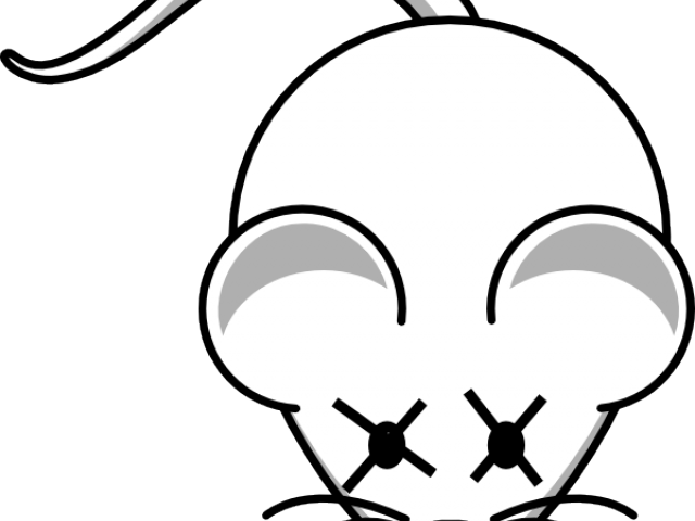 Dead Face Cliparts - Cartoon Mouse (640x480), Png Download