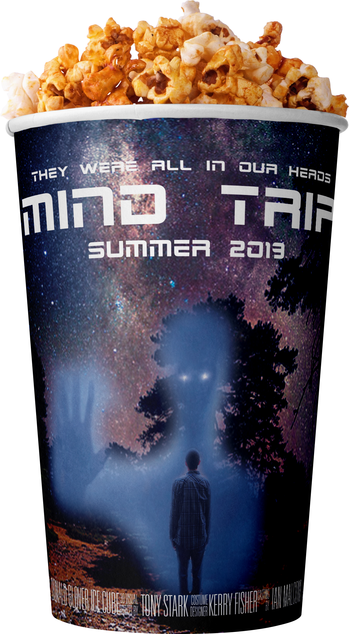 Mockupfree - Co - Popcorn (1189x2155), Png Download