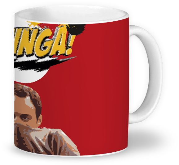 Caneca Sheldon, O Grafiteiro De Iar Designna - Coffee Cup (800x800), Png Download