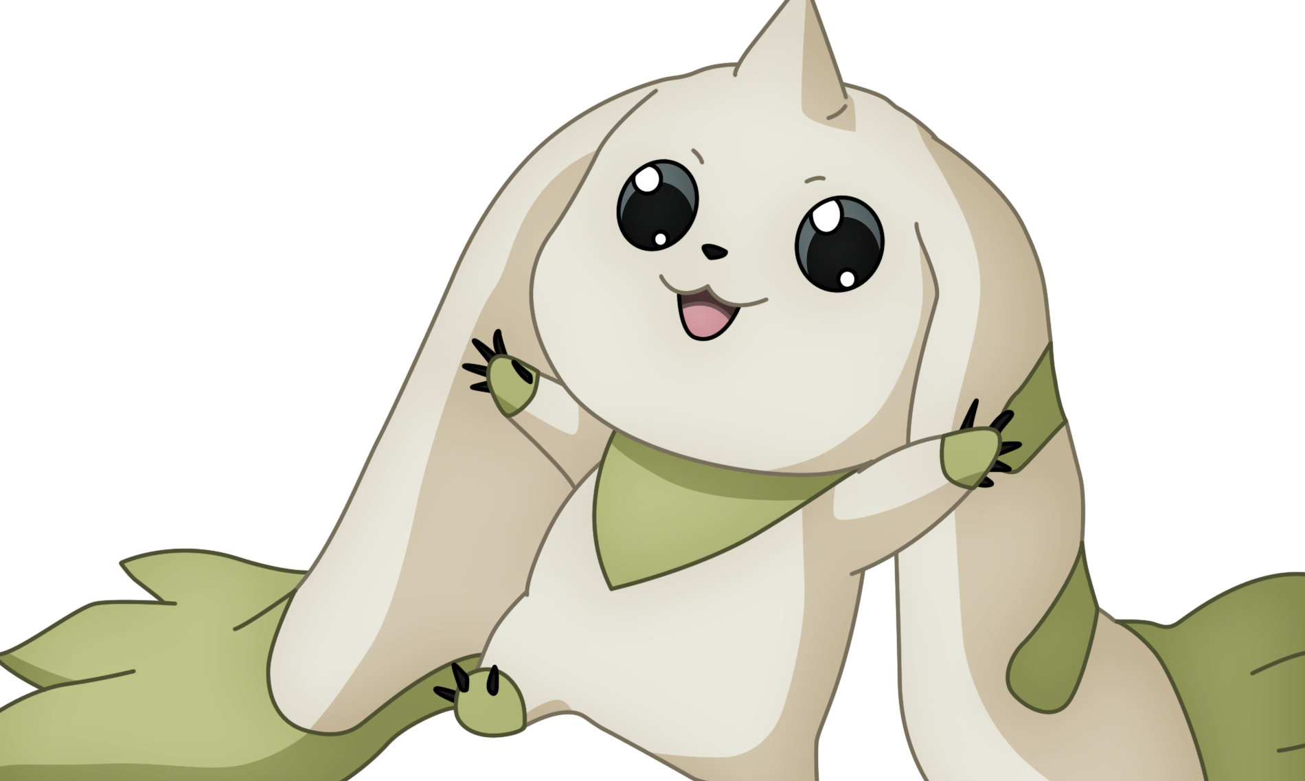 Cute Animal In Anime (1900x1137), Png Download