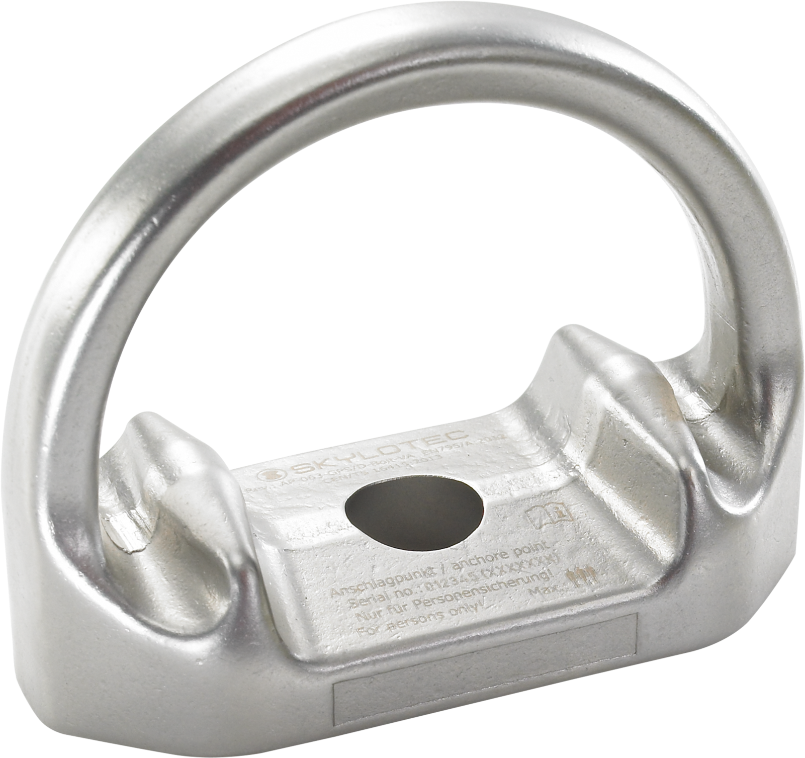 The D Bolt Stainless Is Glued Or Screwed Into The Existing - Anschlagpunkt (1600x1600), Png Download