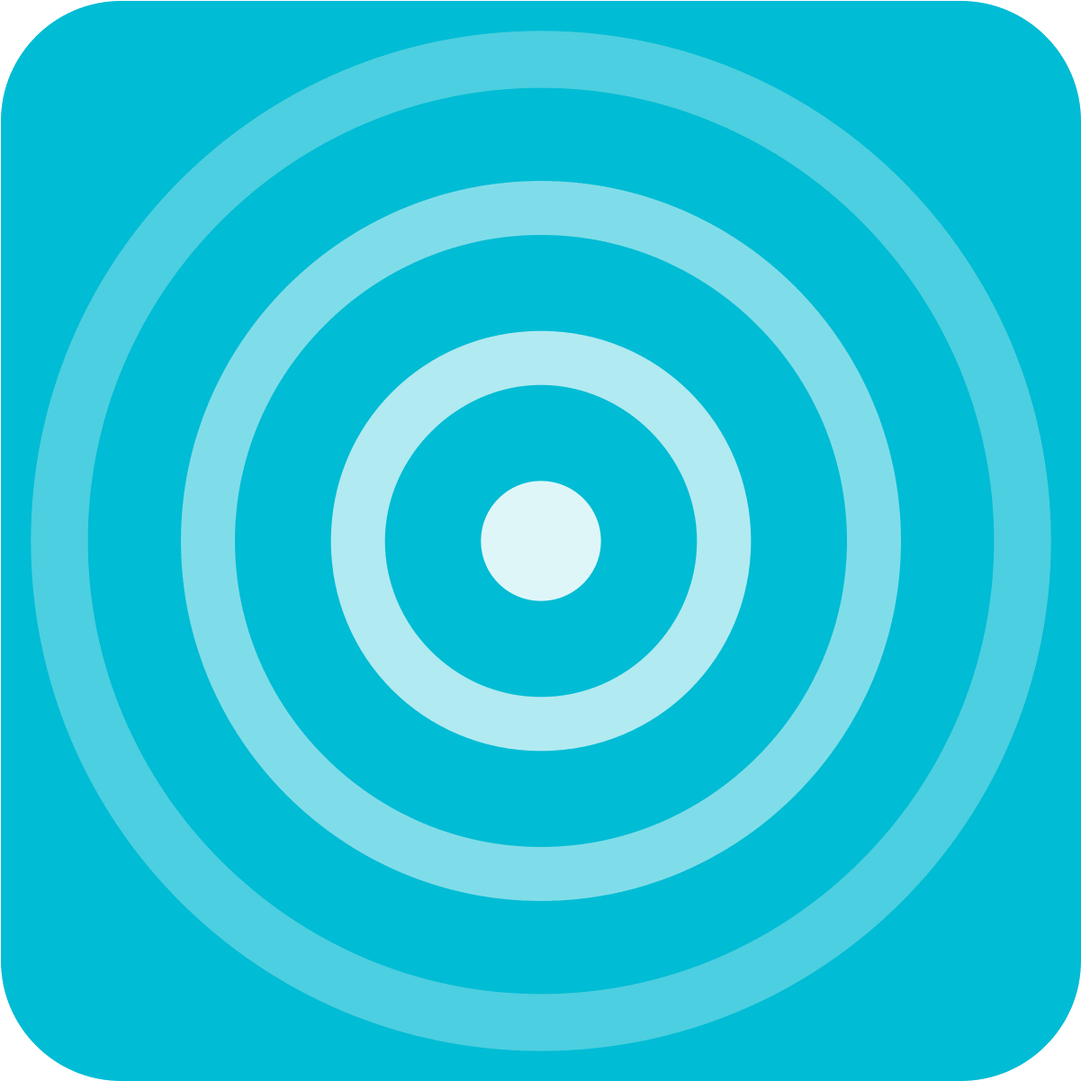 This Logo Is A Rounded Rectangle With Circles On The - Circle (1600x1600), Png Download