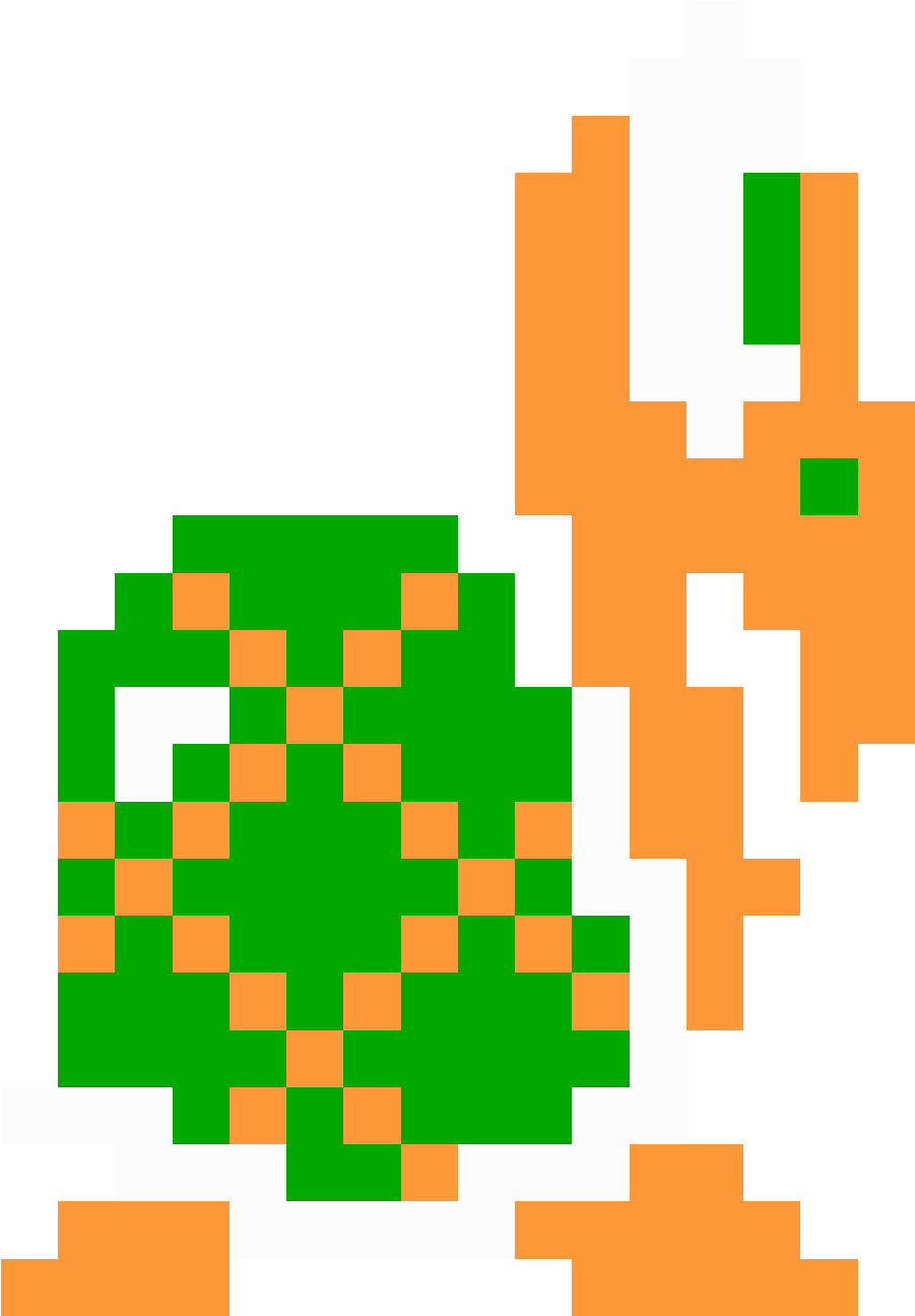 Sprite Png - Super Mario Bros Pixel Koopa Troopa (900x1350), Png Download