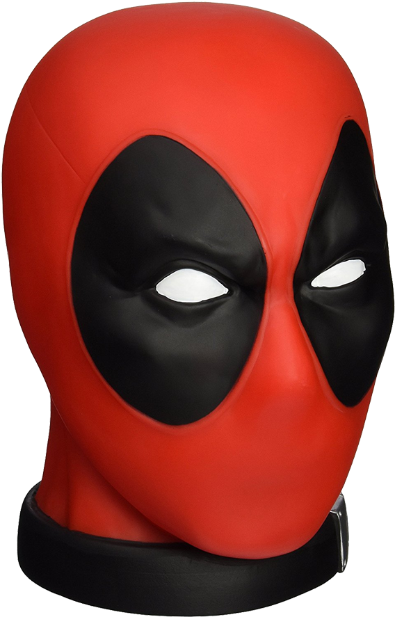 Deadpool - Deadpool Head Stand (600x919), Png Download