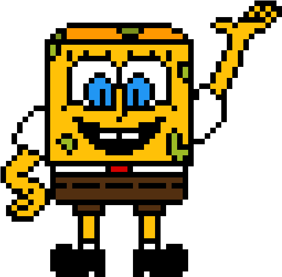 Spongebob - Illustration (1111x1100), Png Download