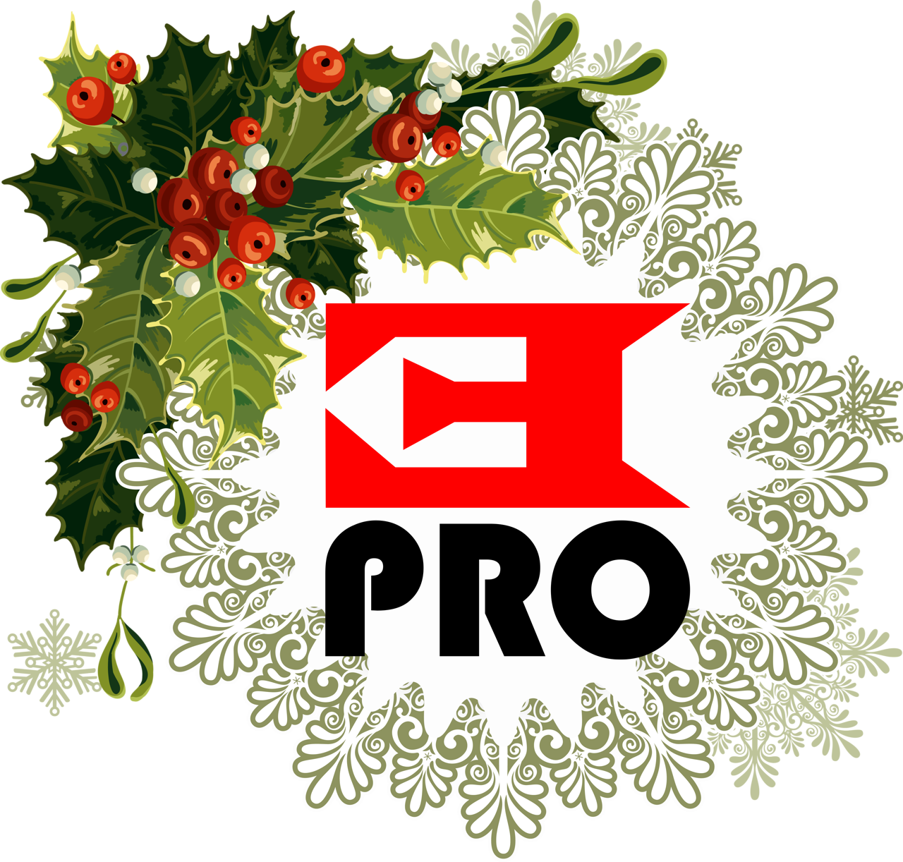 Eminem Pro New Year - Vintage Christmas Greetings (1280x1222), Png Download