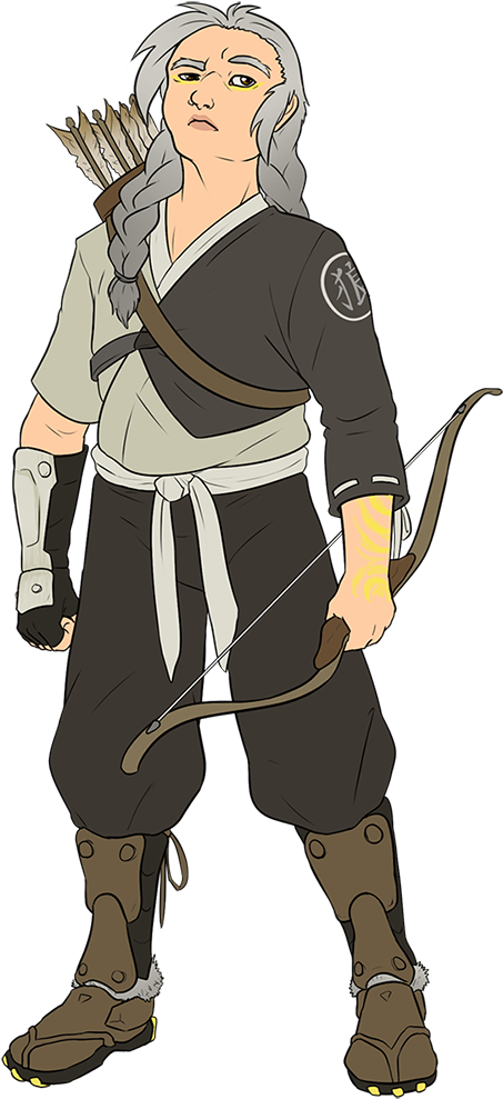 Bonus Unimpressed Genji Puppy And A Child Hanzo Who - Illustration (468x1000), Png Download