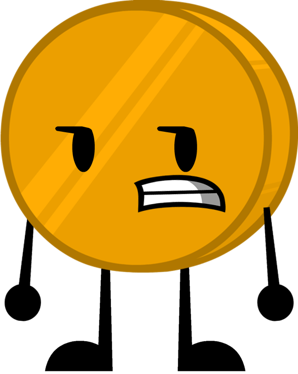 Coiny - Battle For Dream Island (588x738), Png Download