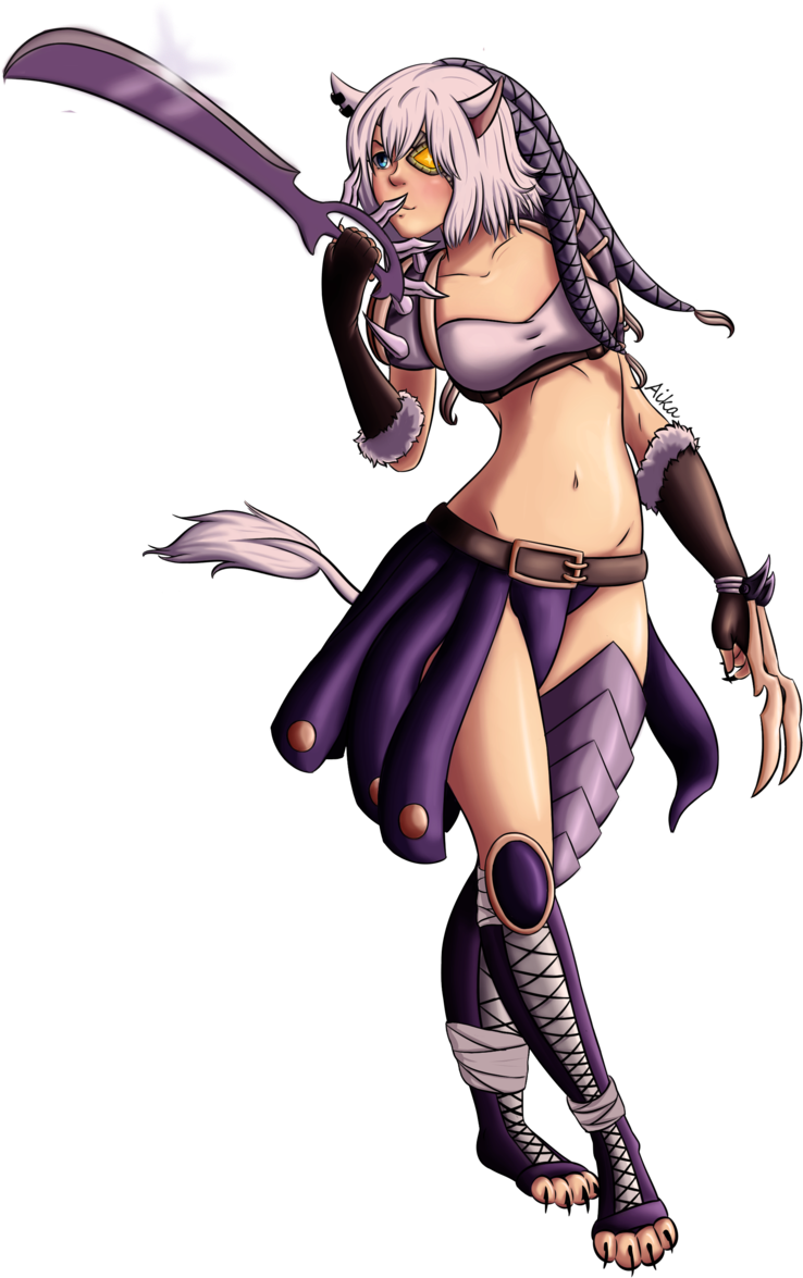 Female Rengar Lol By Aikasg-d7onbuo - League Of Legends Female Rengar (500x625), Png Download