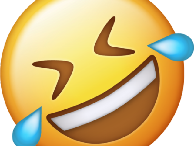 Emoji Clipart Transparent Background - Tears Of Joy Emoji Png (640x480), Png Download