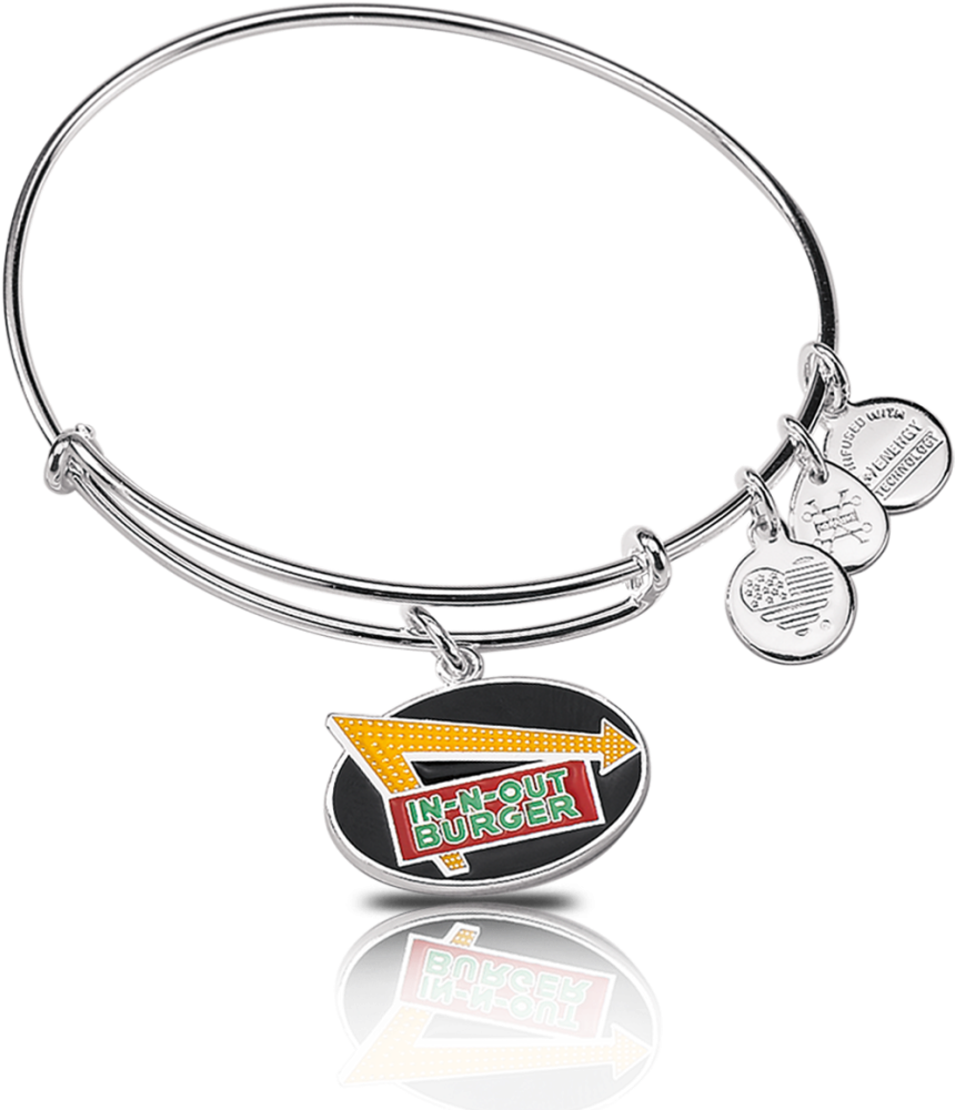 In N Out Charm Bangle By Alex And Ani® (2520x1294), Png Download