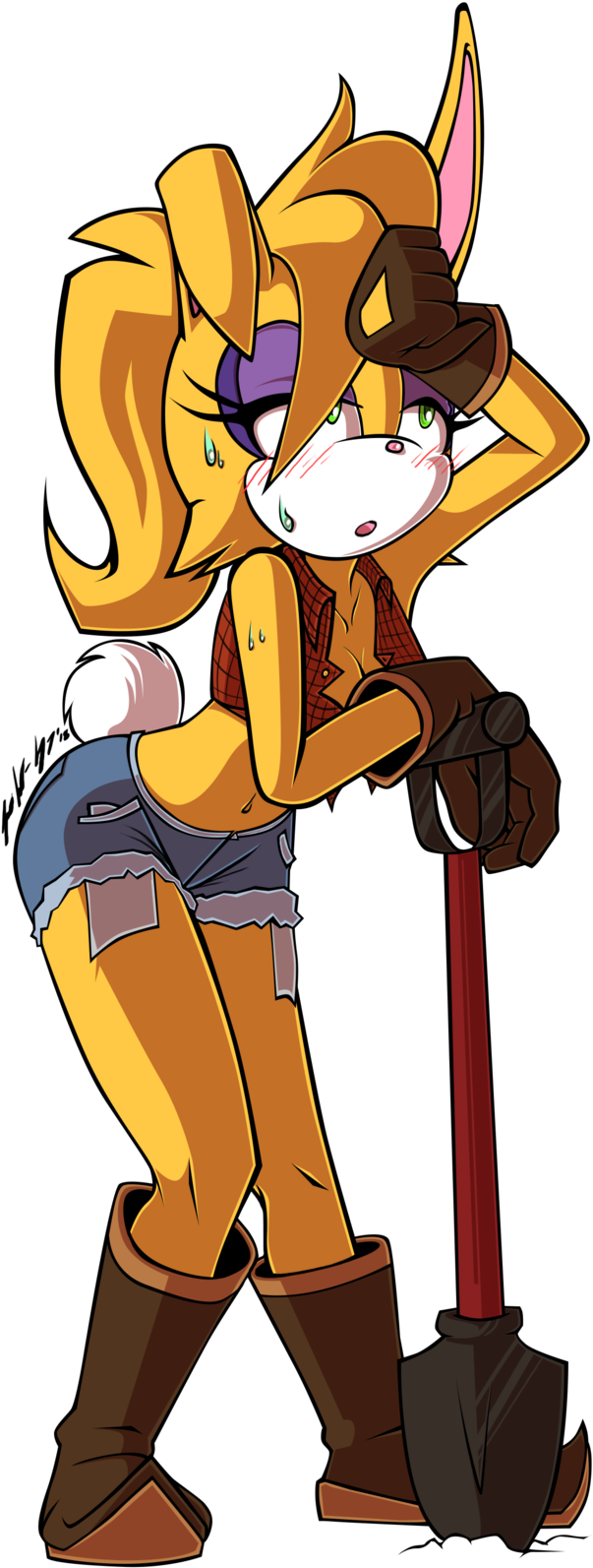 “bunnie Rabbot ” - Bunnie Rabbot Ero (1280x1707), Png Download