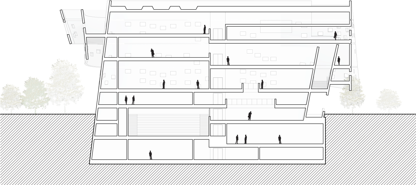 Section B-b - Plan (1340x984), Png Download