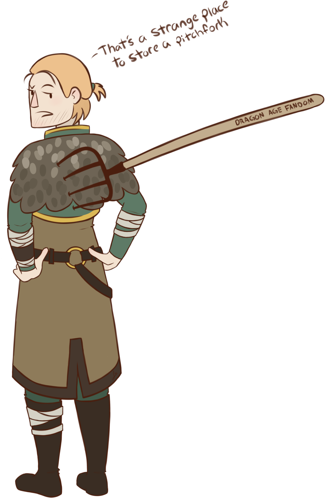 Dragon Age Reddit - Cartoon (1280x1760), Png Download
