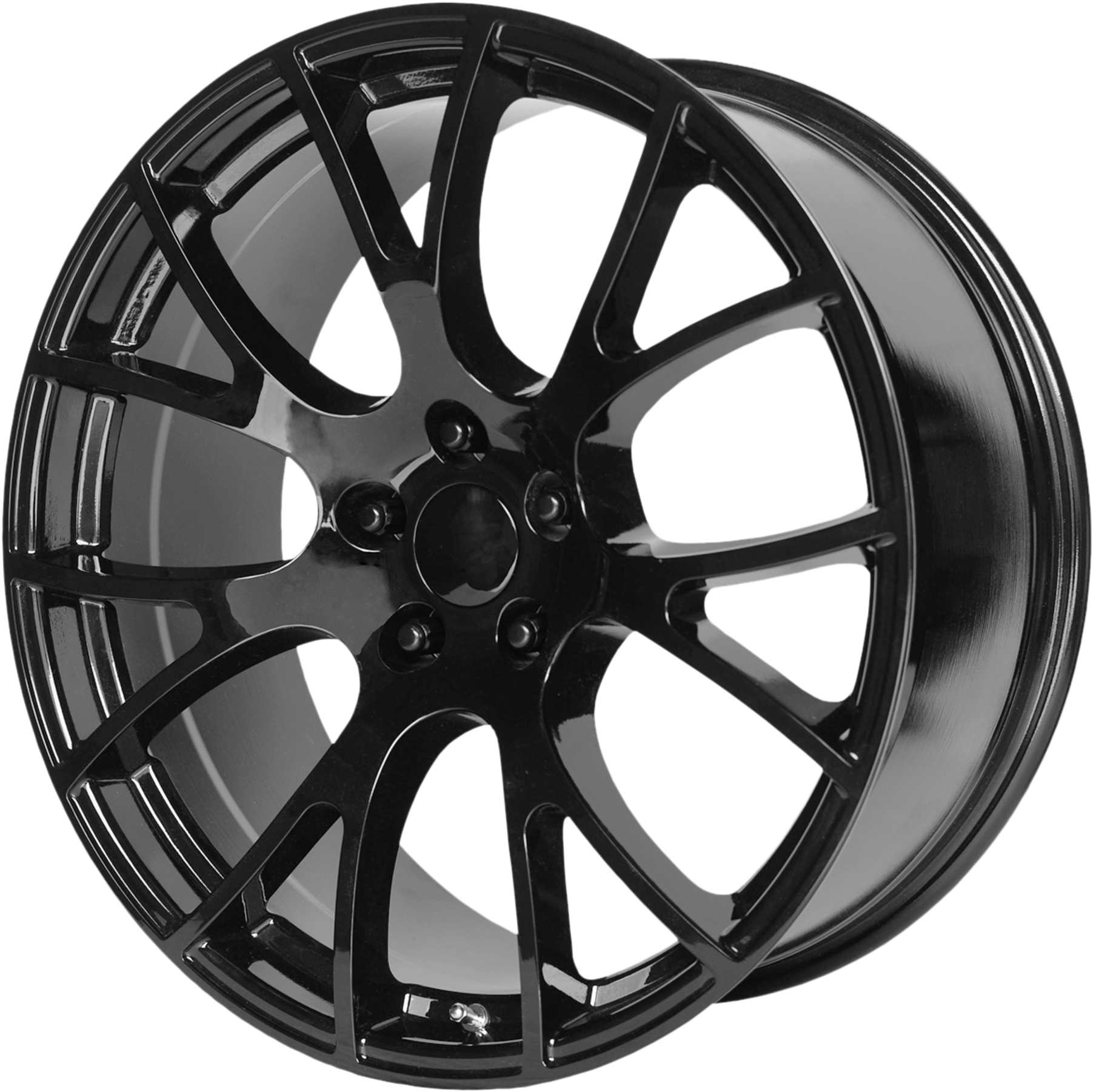 Details About Dodge Challenger Srt Hellcat Style Wheel - Oe Creations 161 (2000x2000), Png Download