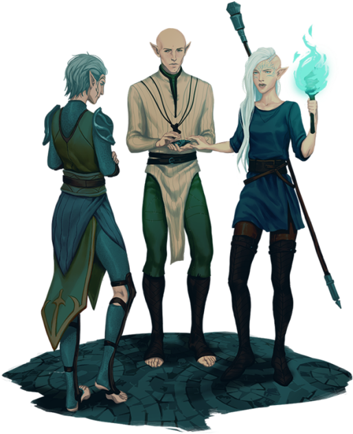 Nipuni Dragon Age Origins, Dragon Age Inquisition, - Figurine (540x673), Png Download