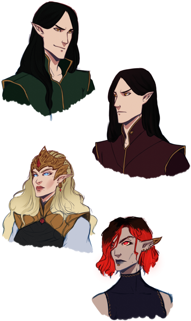Dragon Age Elven By - Illustration (686x1165), Png Download