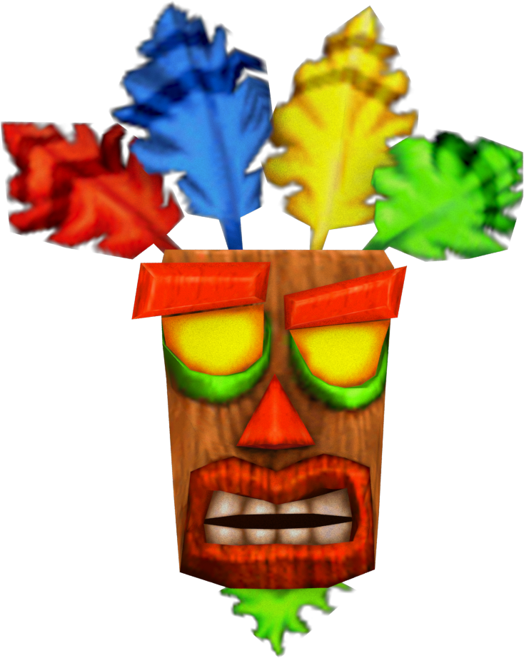 Download Akuaku Mask Photo Aku Aku Mask Crash Bandicoot PNG Image