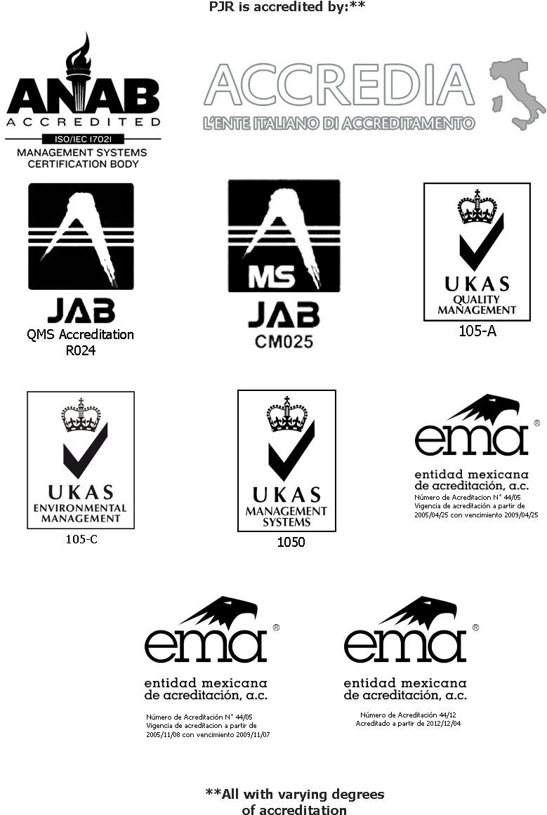Pjr2 Accrediations New - Iso 9001 (885x1192), Png Download