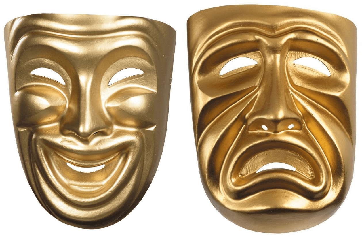 The Bad Thing Was That An Application Of Mine For A - Tragedy Mask (1346x890), Png Download