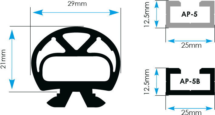 Standardline 25/20 Safety Edge 8k2 Ohm 2m Cable - Diagram (826x651), Png Download