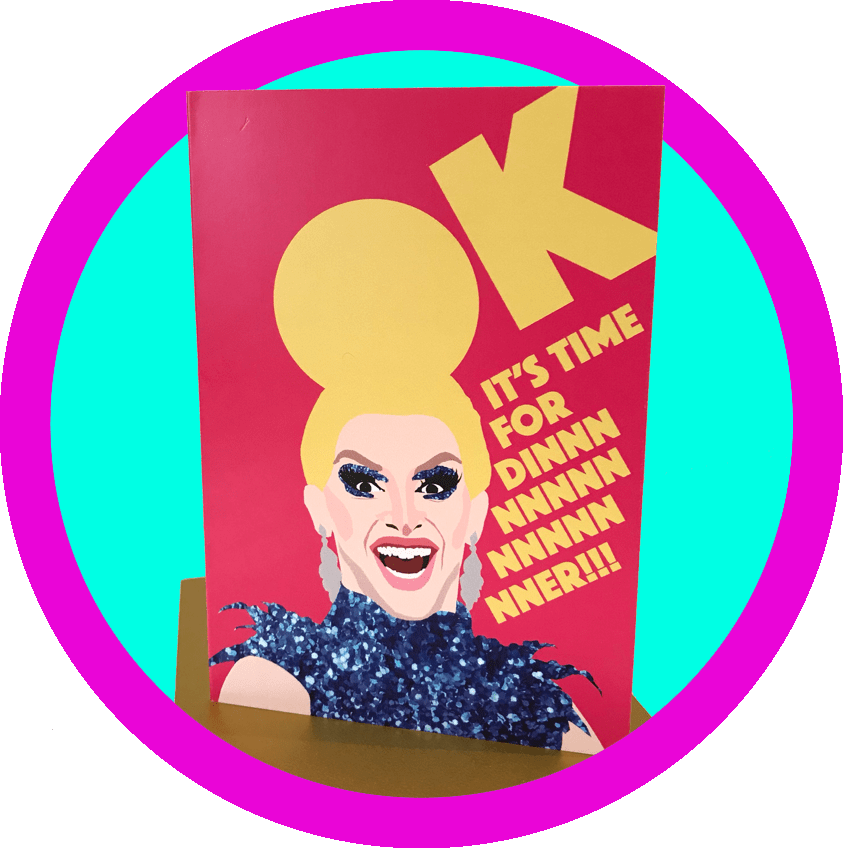 Miz Cracker 'time For Dinner' - Circle (843x848), Png Download
