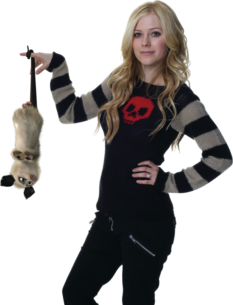 Avrial Lavigne As Heather From Over The Hedge - Over The Hedge Cast Heather (781x1023), Png Download