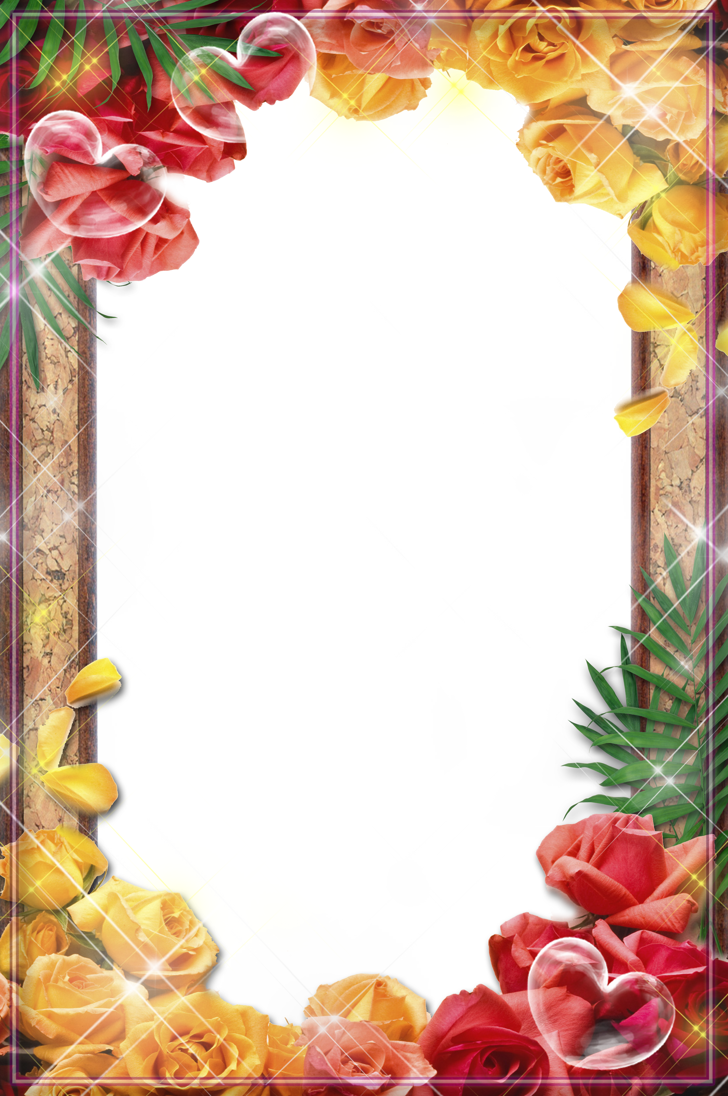 Transparent Wedding Frames (2409x3626), Png Download