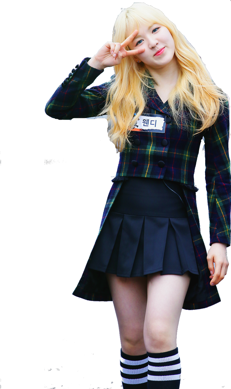 Picsart 07 02 - Ice Cream Cake Red Velvet Wendy (1000x1500), Png Download