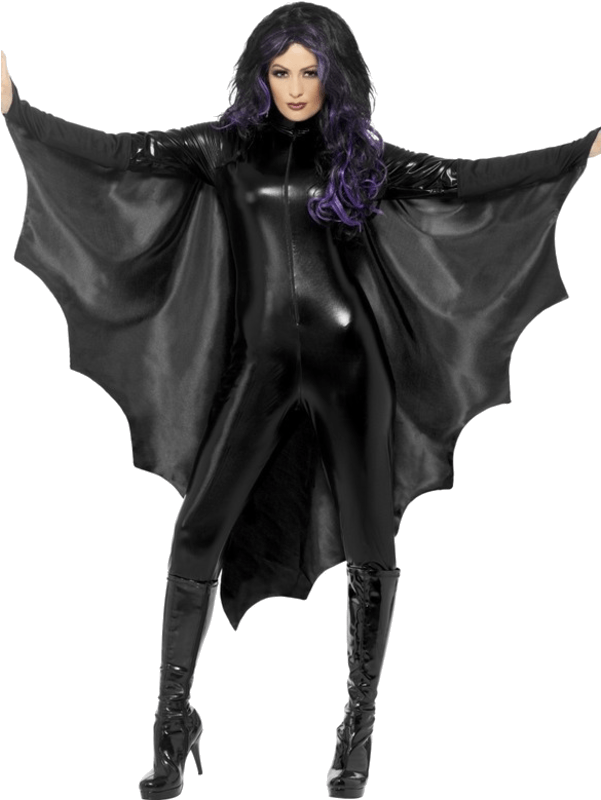 Vampire Bat Wings - Halloween Dress Up Ideas 2018 (600x951), Png Download