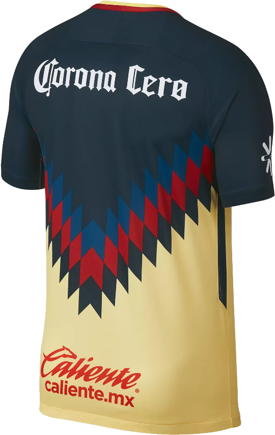 Club América Trikot Home 17/18 - Club America Jersey Back (887x891), Png Download