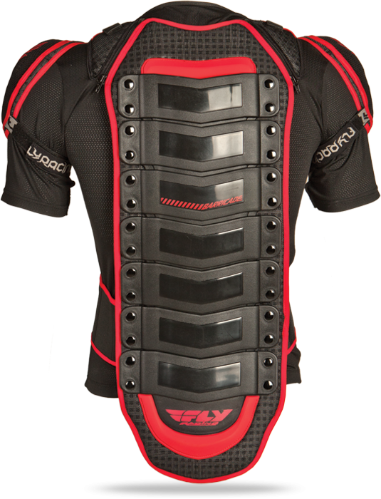 Fly Barricade Body Armor Suit - Short Sleeve Motorcycle Armor (535x700), Png Download
