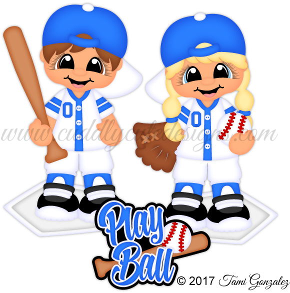 Digital Boy Baseball Clipart, Boy Baseball Digital - Cartoon (600x600), Png Download