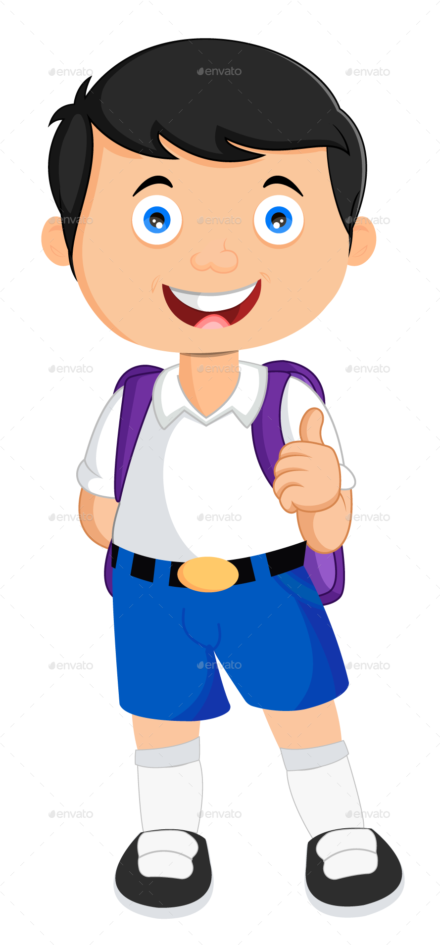 Download School Student Vector Illustration - Cartoon PNG Image with No  Background 
