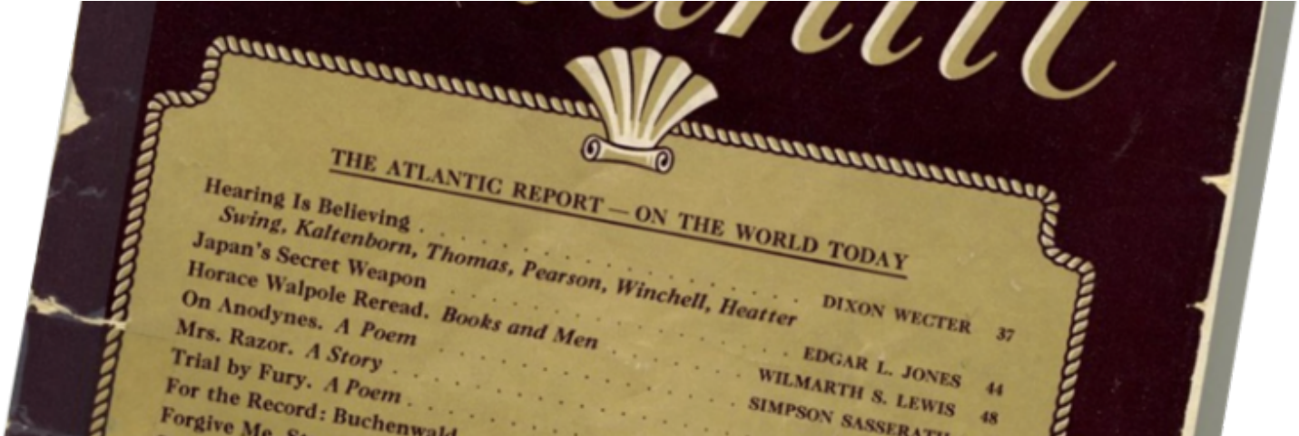 Is A 1945 Magazine Article Responsible For The Modern - Document (1600x480), Png Download