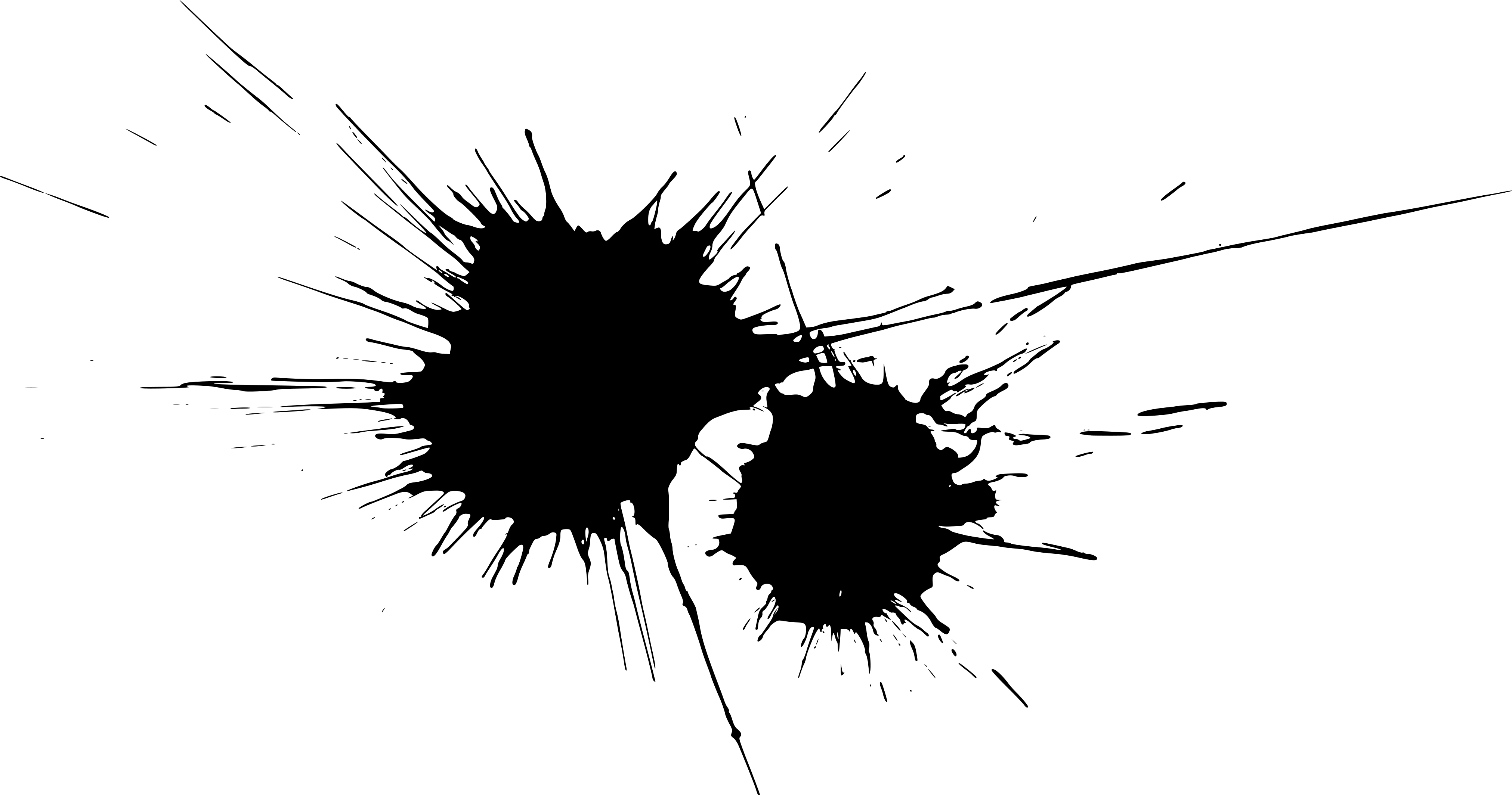 14 Grunge Splatter Splash Png Transparent - Illustration (4047x2129), Png Download