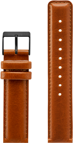 Brown Leather Strap - Watch Strap (600x600), Png Download