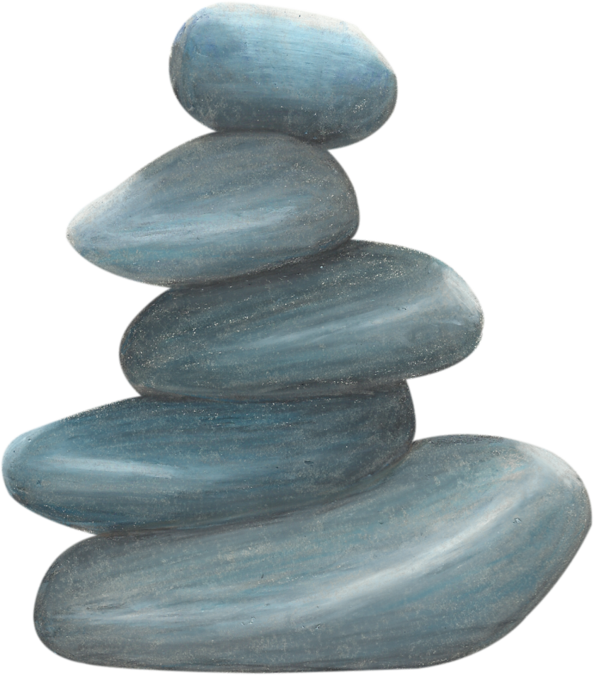 Pierre Zen Png - Pebble (839x953), Png Download