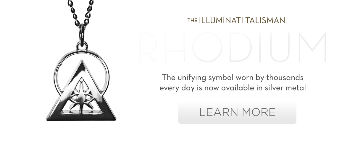 Illuminati Silver Rhodium Feature2015 10 102015 10 - Illuminatiam Rhodium (1200x482), Png Download
