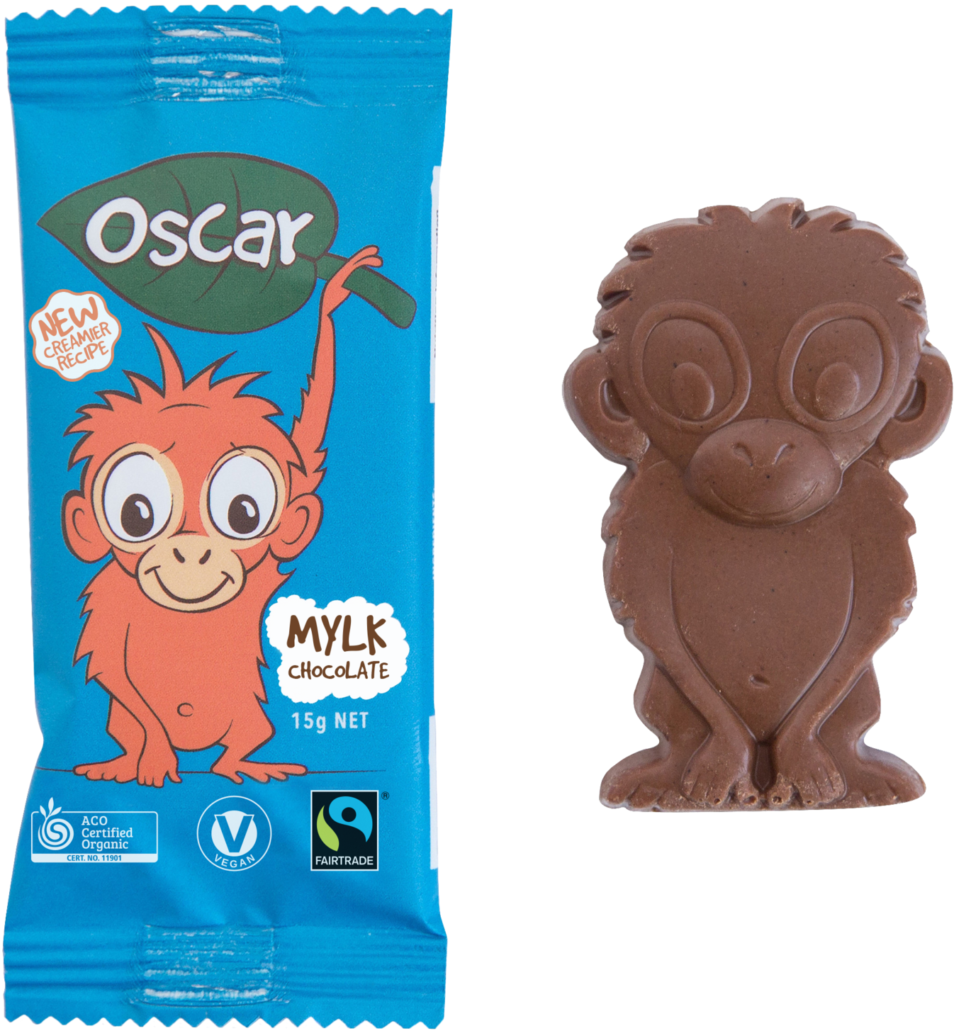 The Chocolate Yogi Oscar Orangutan Dairy Free Mylk - Fair Trade (1542x1600), Png Download
