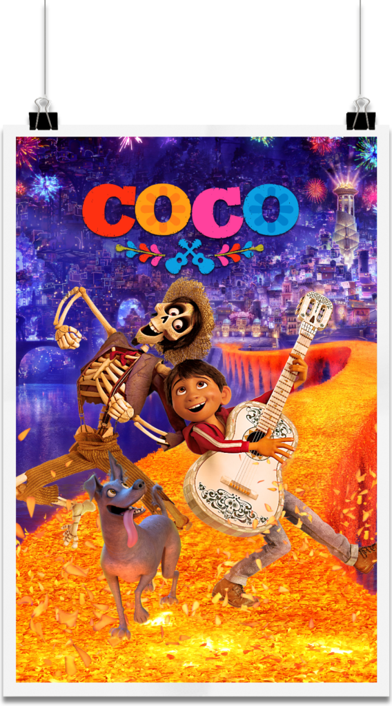 Coco Is A 2017 Animated/adventure Film Directed By - Coco Disney Pixar Digital Hd (568x1024), Png Download