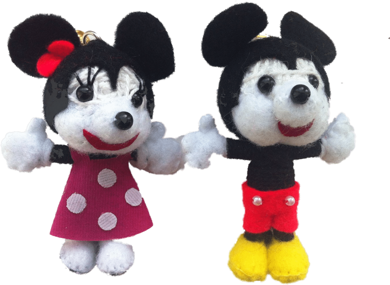 Mickey & Minnie Set - Stuffed Toy (1500x1120), Png Download