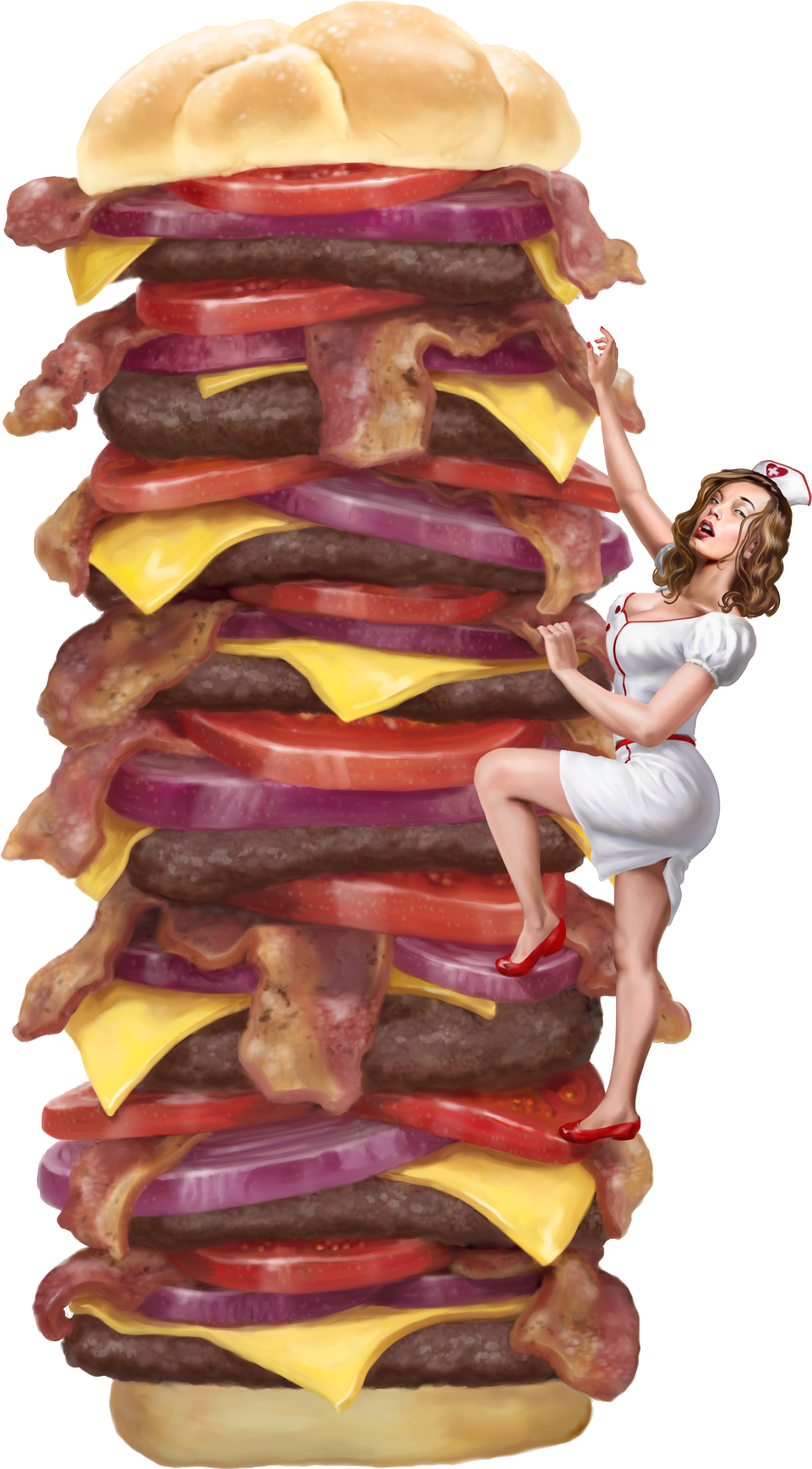 Heart Attack Png (4331x7853), Png Download