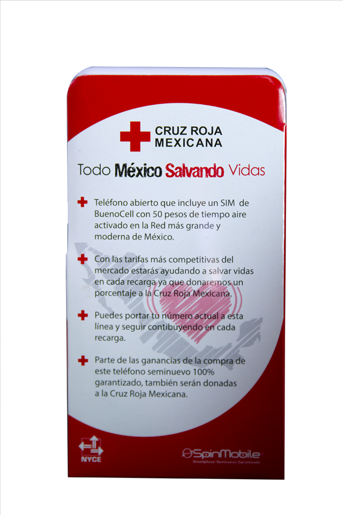 Iphone 6 Seminuevo 16 Gb Plata Cruz Roja - Mexican Red Cross (682x1023), Png Download