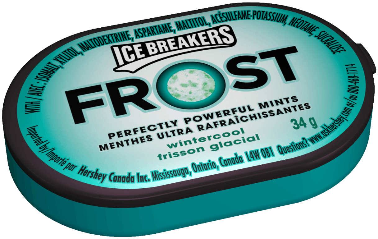 Ice Breakers Frost Wintercool Mints - Ice Breakers Frost (1280x1280), Png Download