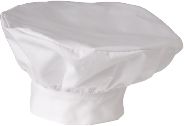 White Swan Men's Chef's Hat - Satin (600x600), Png Download