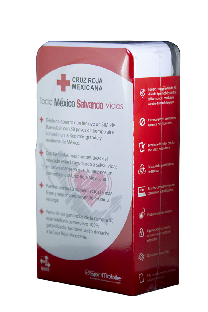 Iphone 6 Seminuevo 16 Gb Plata Cruz Roja - Document (682x1023), Png Download