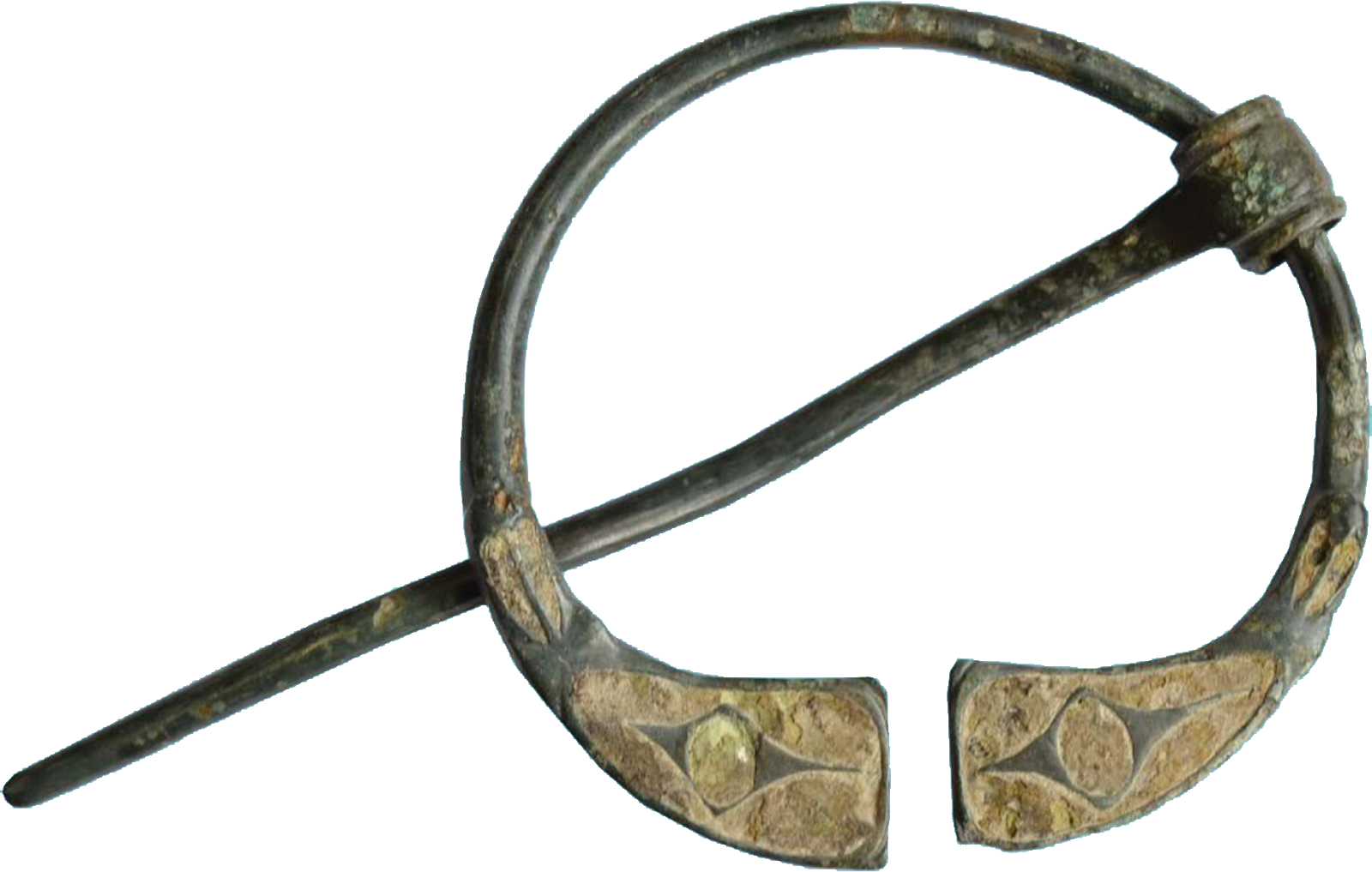 Zoomorphic Penannular Brooch From The Back Of The Hill - Sabre (1600x1017), Png Download