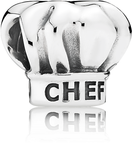 Chefs Hat Silver Charm - Pandora Chef Hat (1000x1000), Png Download